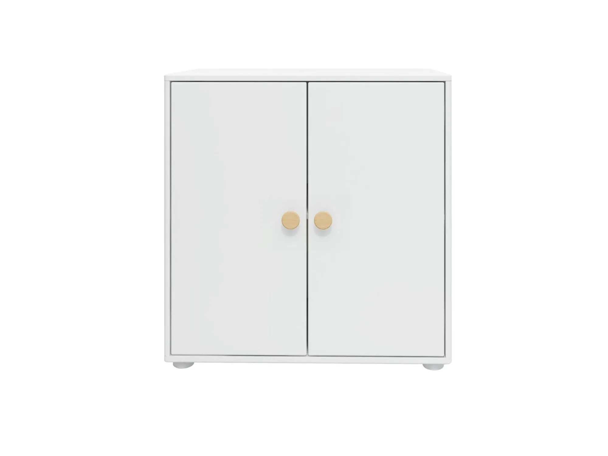 Cheap FLEXA Skab, 1 Hylde + 2 Lager White/Oak