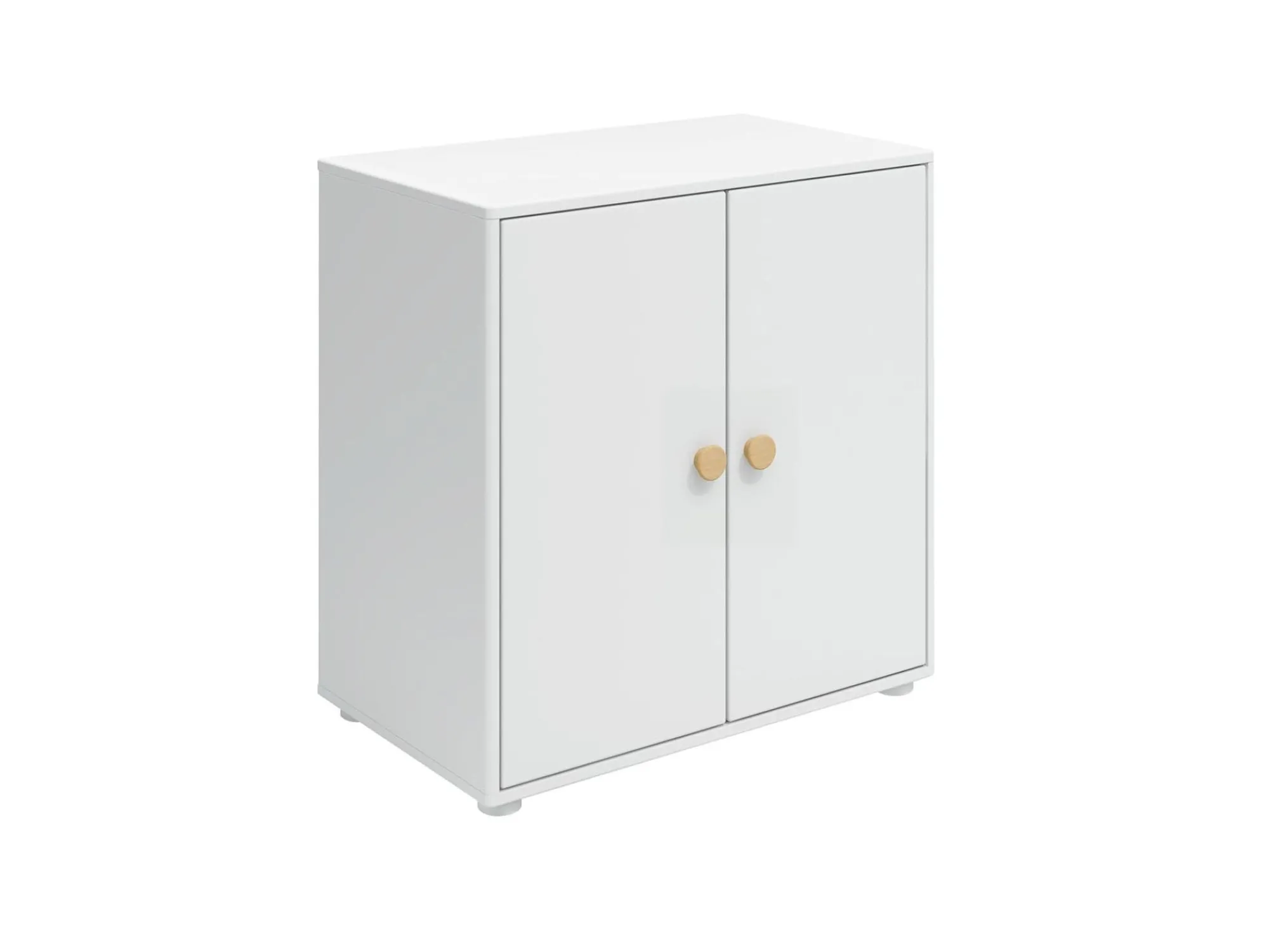 Cheap FLEXA Skab, 1 Hylde + 2 Lager White/Oak