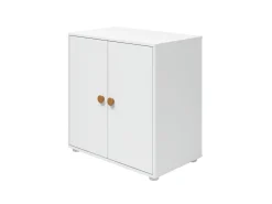 Cheap FLEXA Skab, 1 Hylde + 2 Lager White/Mustard