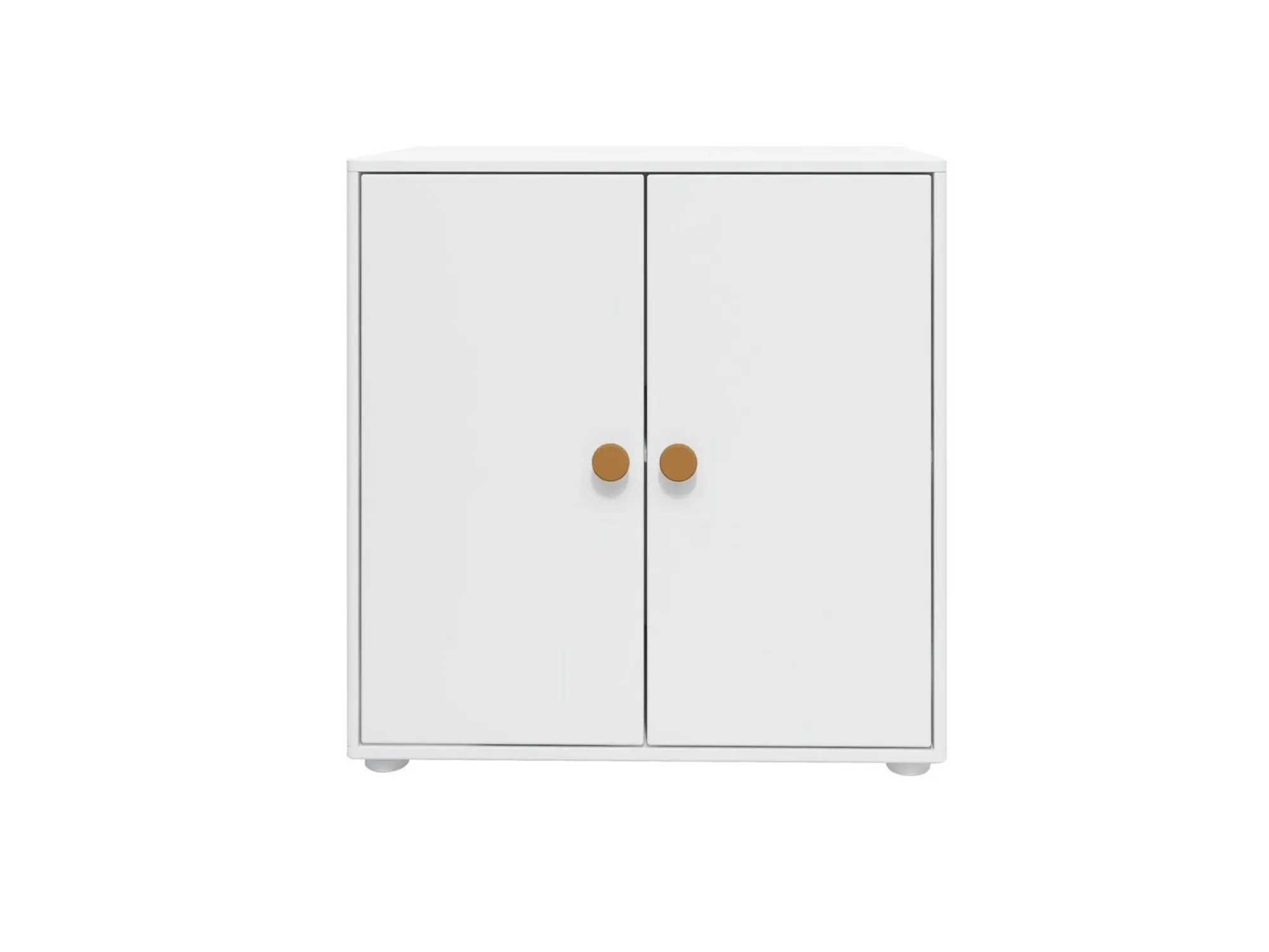 Cheap FLEXA Skab, 1 Hylde + 2 Lager White/Mustard