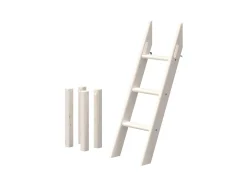 Outlet FLEXA Skra Stige Og Ben Til Halvhøj Seng White Washed Pine
