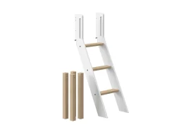 Clearance FLEXA Skra Stige Og Forlaengerstykker White/Oak