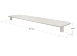 Sale FLEXA Skrivebord White Washed Pine