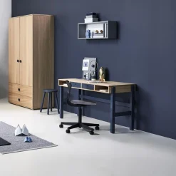 Discount FLEXA Skrivebord Blueberry/Oak