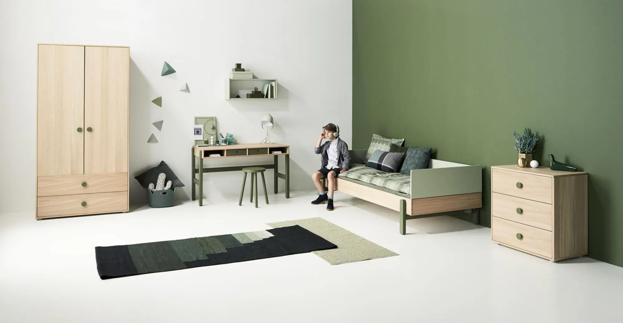 Cheap FLEXA Skrivebord Kiwi/Oak