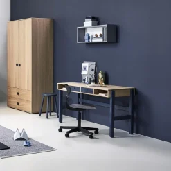 Online FLEXA Skuffer Blueberry/Oak