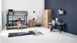 Online FLEXA Skuffer Blueberry/Oak
