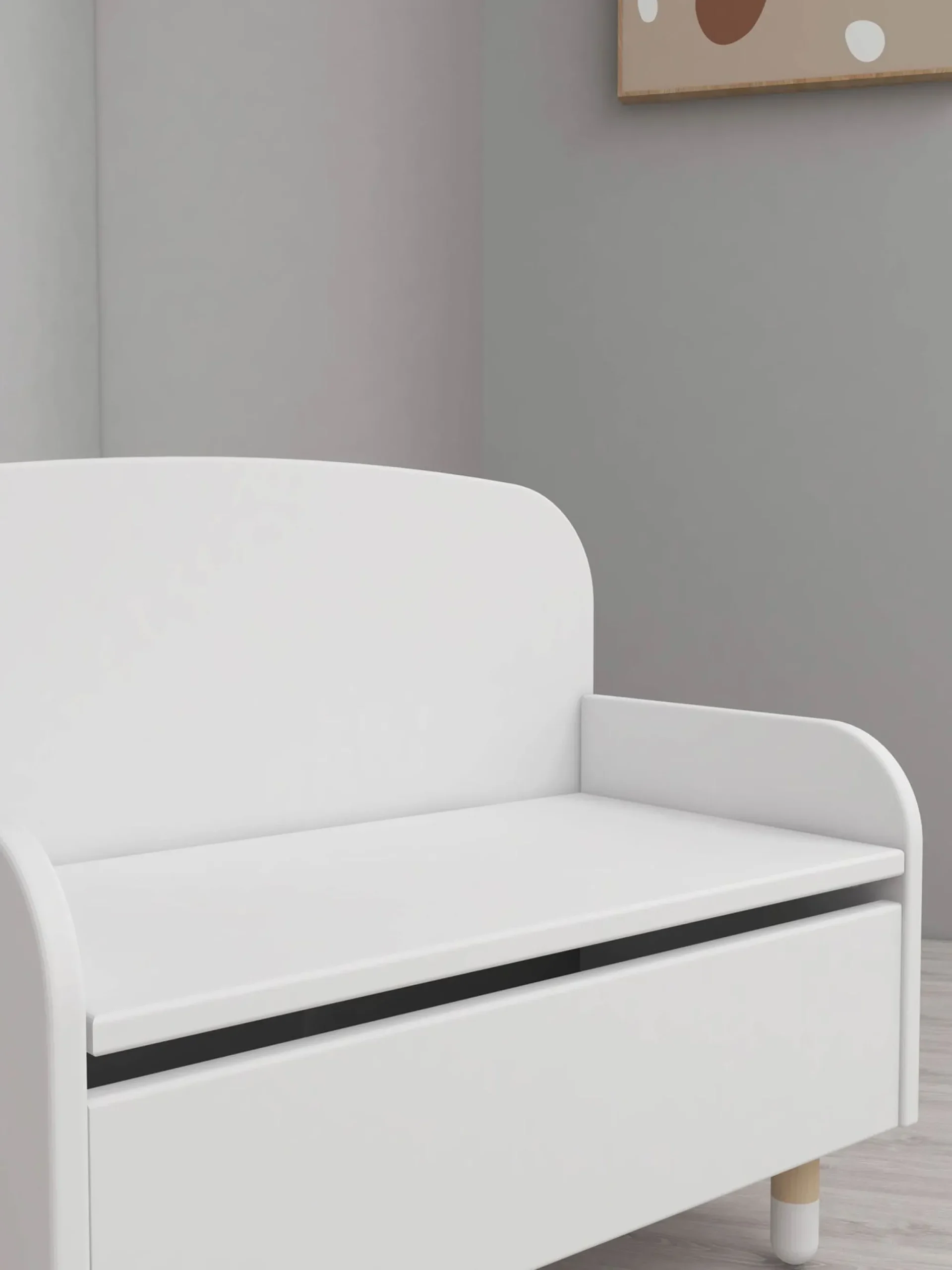 Clearance FLEXA Slagbaenk White