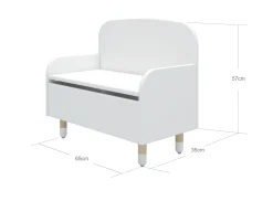 Clearance FLEXA Slagbaenk White