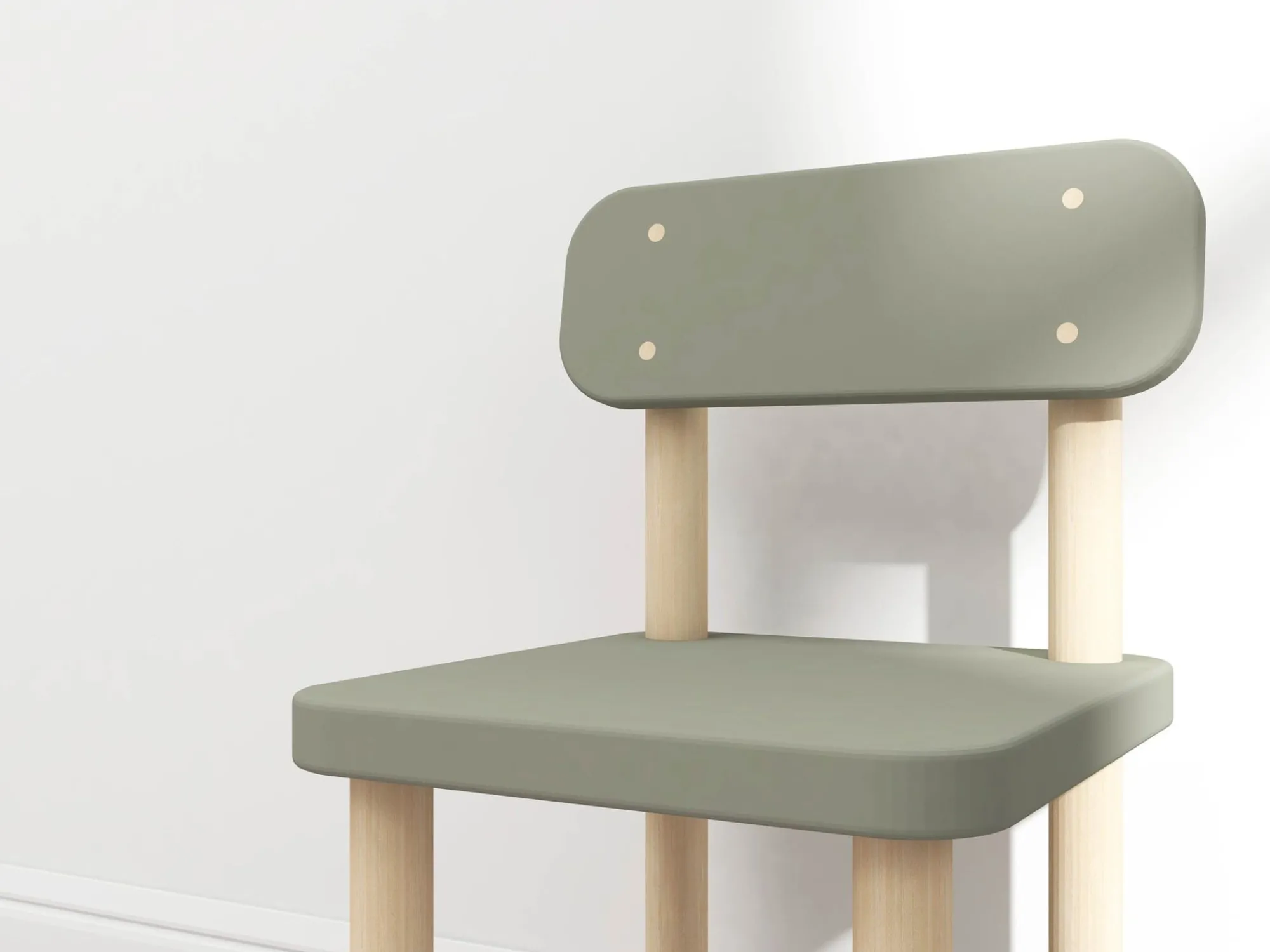 Clearance FLEXA Stol Natural Green