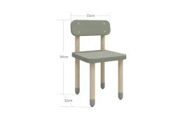 Clearance FLEXA Stol Natural Green
