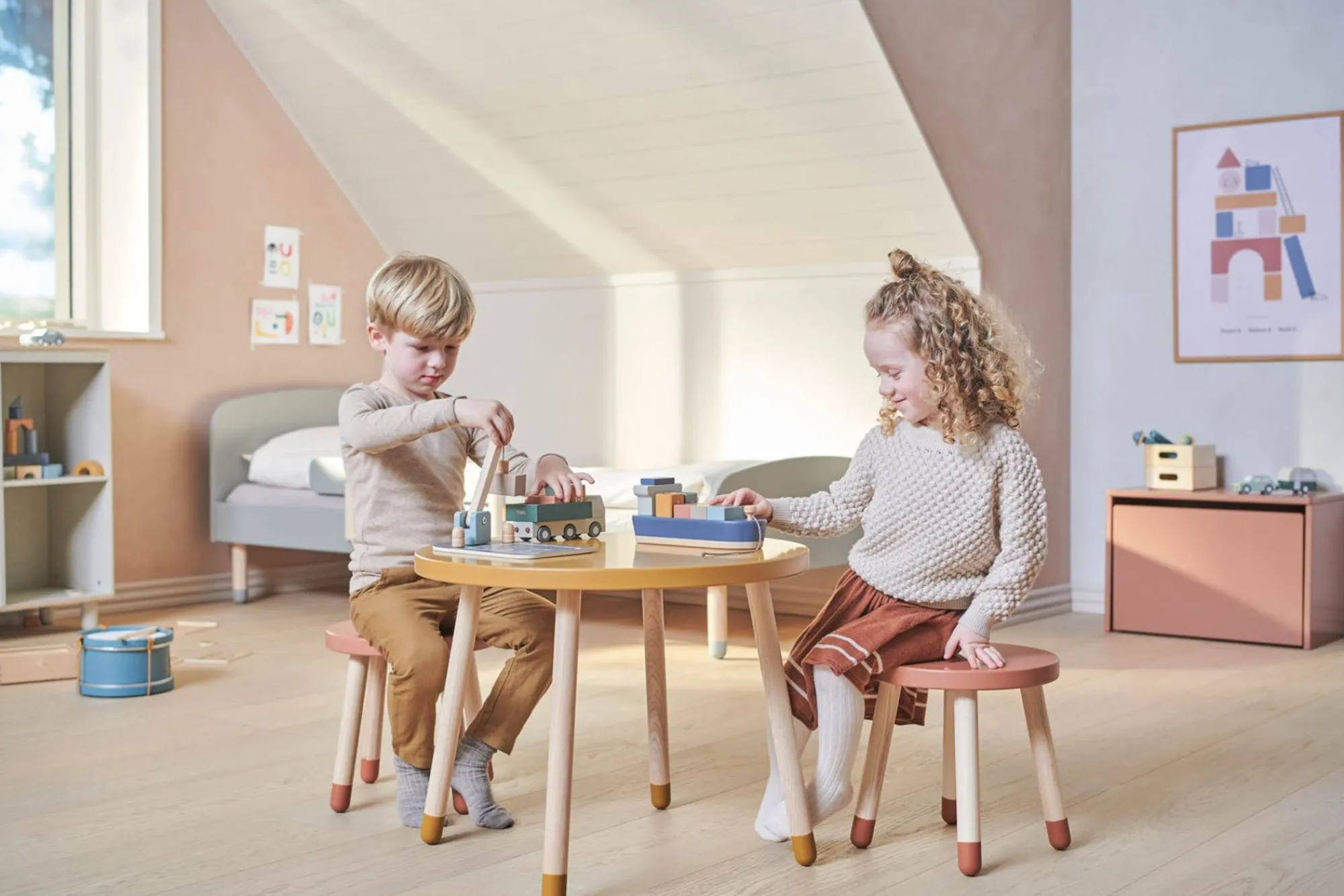 Store FLEXA Taburet Blush