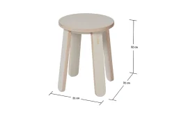 Store FLEXA Taburet Til Tegnebord Warm Grey/Birch Plywood