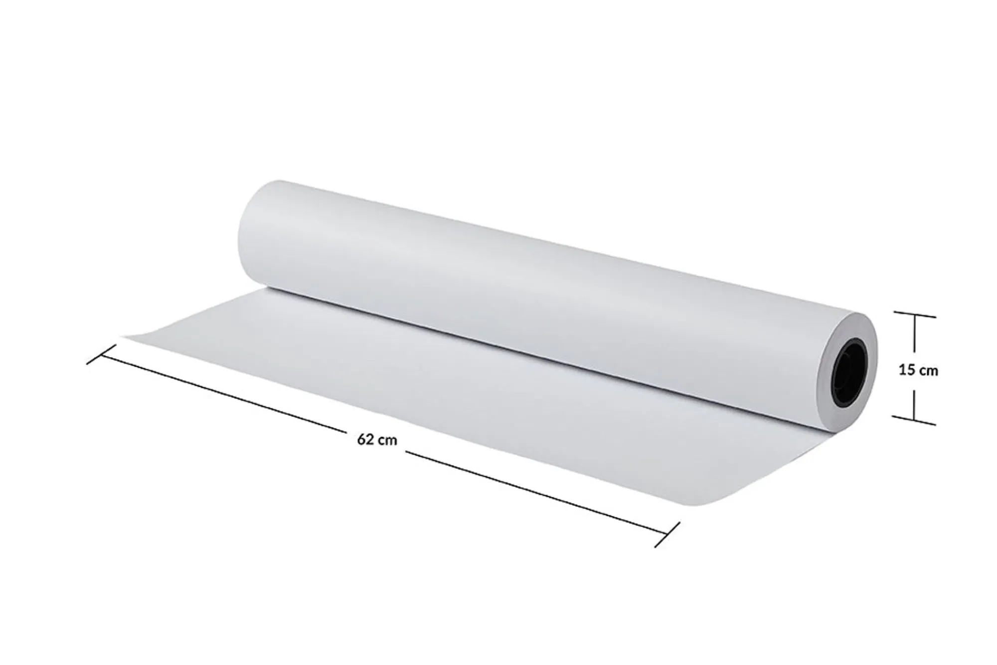 Best FLEXA Tegnepapir Pa Rulle White