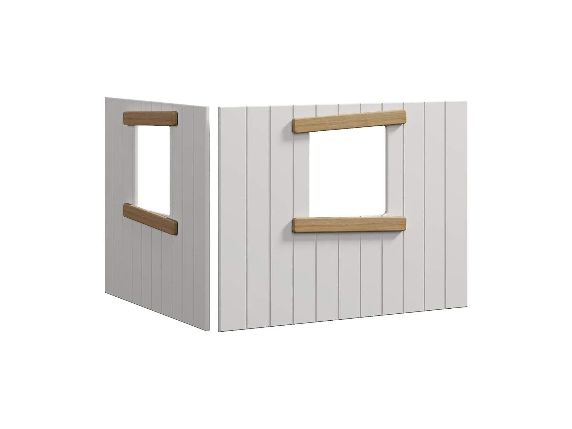 Flash Sale FLEXA Traehytte-Sengefronter, Egetraesramme White/Oak