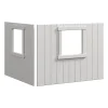 New FLEXA Traehytte-Sengefronter, Hvid Ramme White