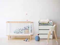 Clearance FLEXA Tremmeseng White/Clear Lacquer Beech
