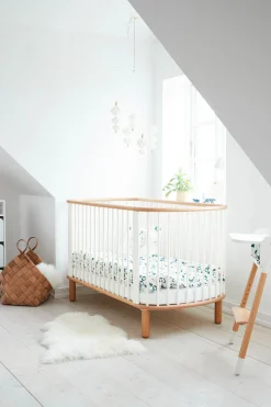 Clearance FLEXA Tremmeseng White/Clear Lacquer Beech