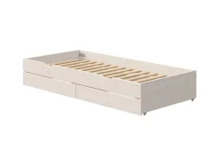 Hot FLEXA Udtraeksseng White Washed Pine