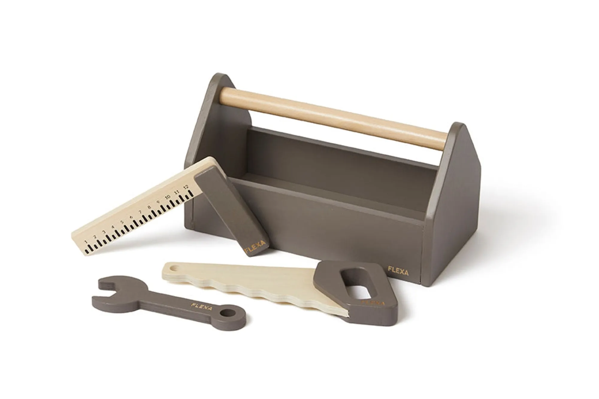 Flash Sale FLEXA Værktøjskasse Dusty Brown/Birch Plywood
