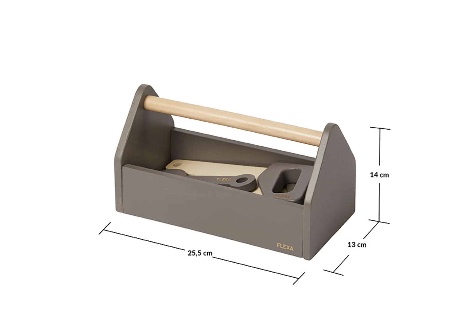 Flash Sale FLEXA Værktøjskasse Dusty Brown/Birch Plywood