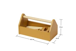 Best FLEXA Værktøjskasse Mustard/Birch Plywood