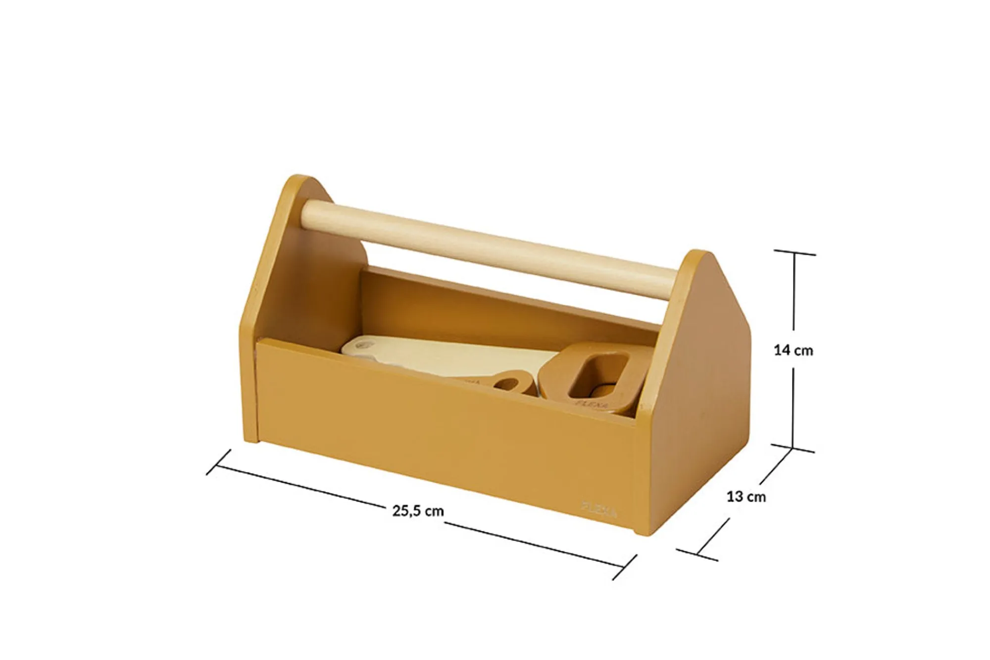 Best FLEXA Værktøjskasse Mustard/Birch Plywood