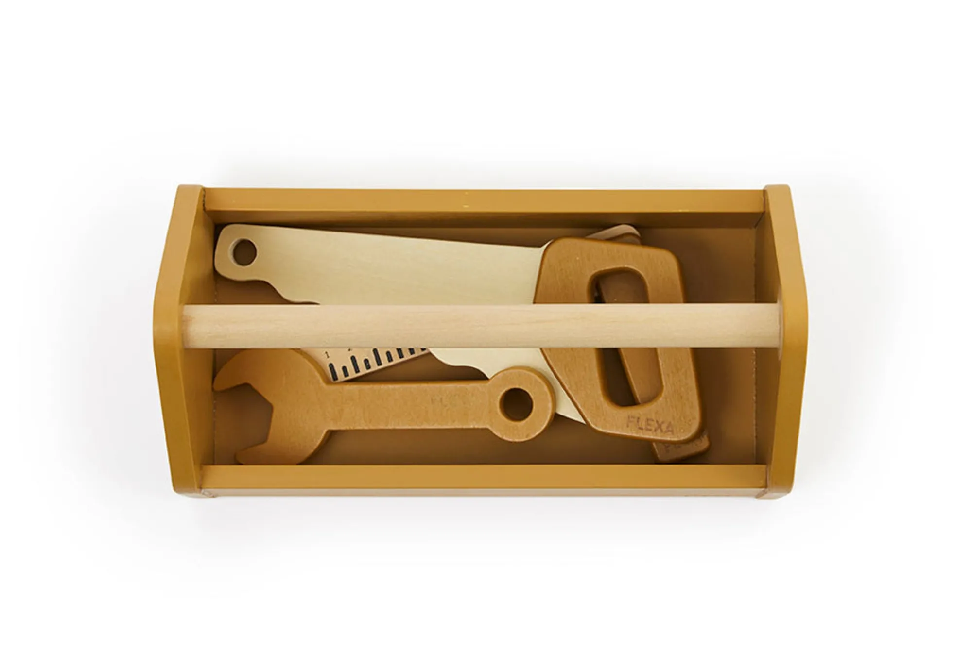 Best FLEXA Værktøjskasse Mustard/Birch Plywood