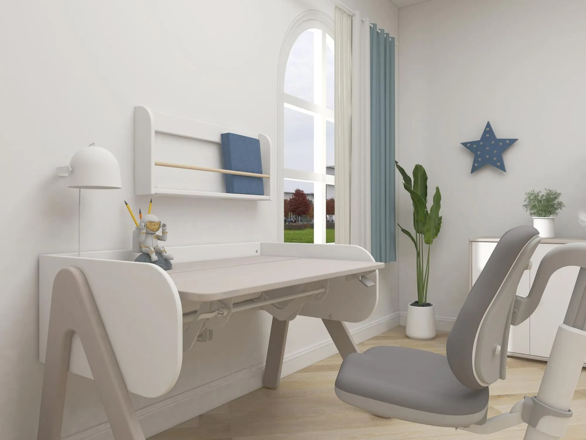 Clearance FLEXA Woody White/Grey Washed Pine