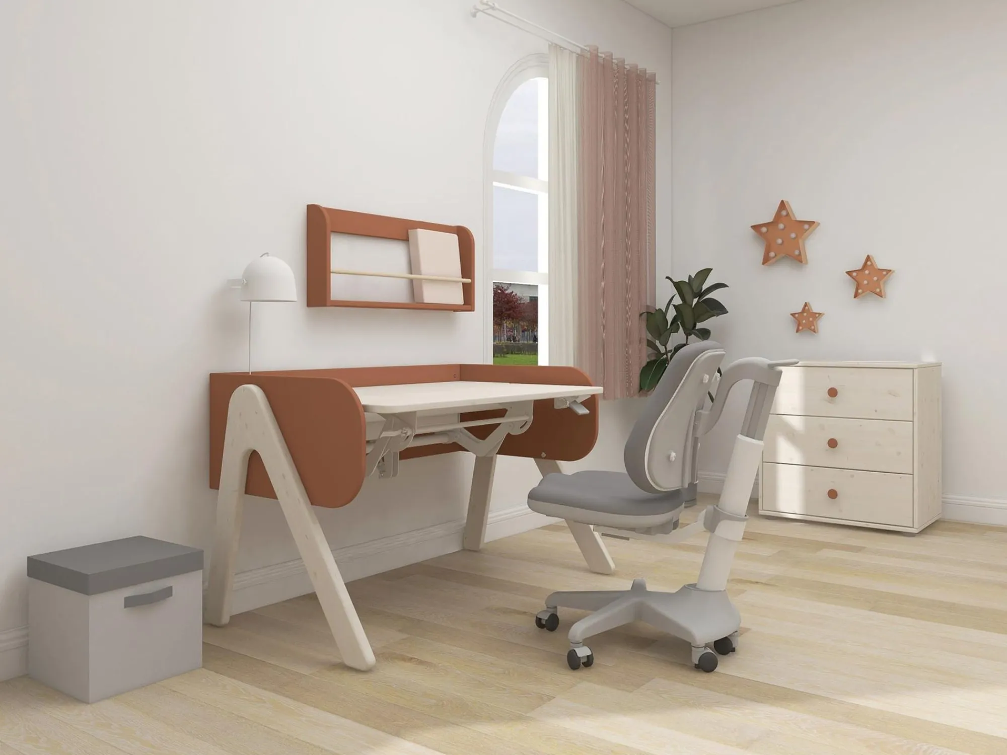 Best Sale FLEXA Woody Light Blush/White Washed Pine