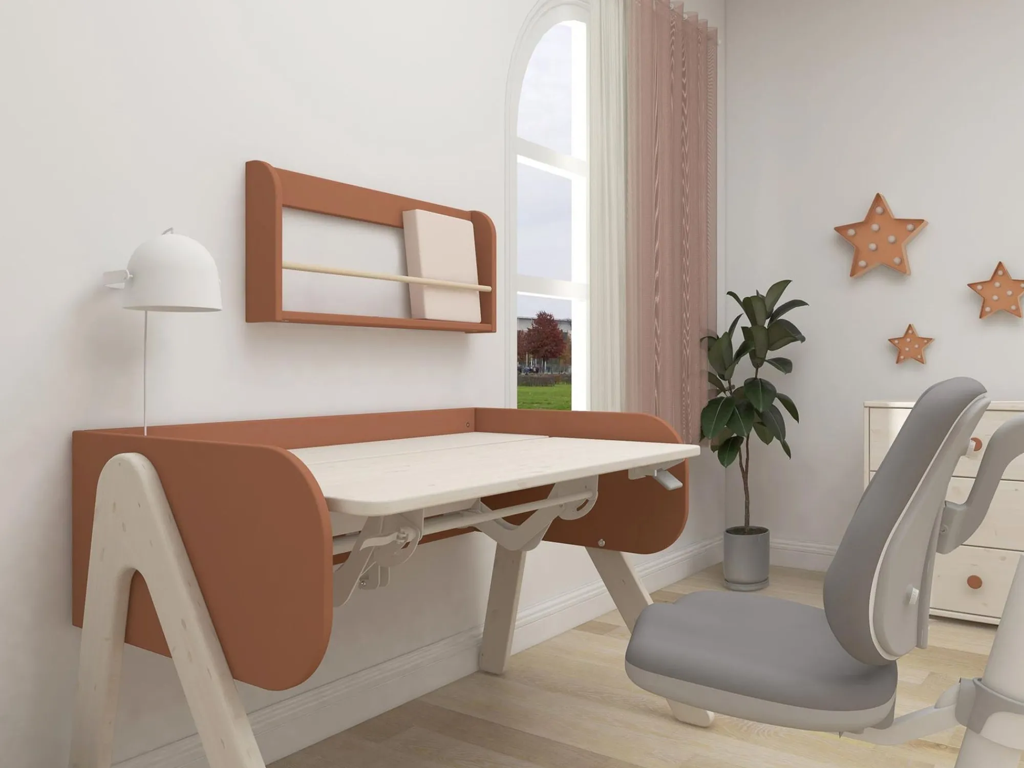 Best Sale FLEXA Woody Light Blush/White Washed Pine